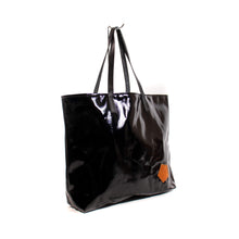 画像をギャラリービューアに読み込む, BLACK DENIM BIG TOTE BAG / ブラック デニム ビッグ トートバッグ