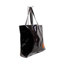 画像をギャラリービューアに読み込む, BLACK DENIM BIG TOTE BAG / ブラック デニム ビッグ トートバッグ