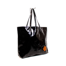 画像をギャラリービューアに読み込む, BLACK DENIM BIG TOTE BAG / ブラック デニム ビッグ トートバッグ