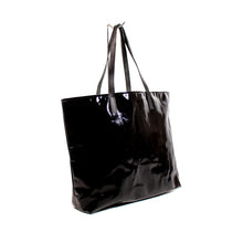 画像をギャラリービューアに読み込む, BLACK DENIM BIG TOTE BAG / ブラック デニム ビッグ トートバッグ