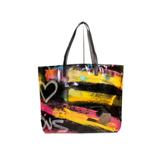 画像をギャラリービューアに読み込む, BLACKxPAINTED BIG TOTE BAG #4 / ブラックxペイント ビッグ トートバッグ