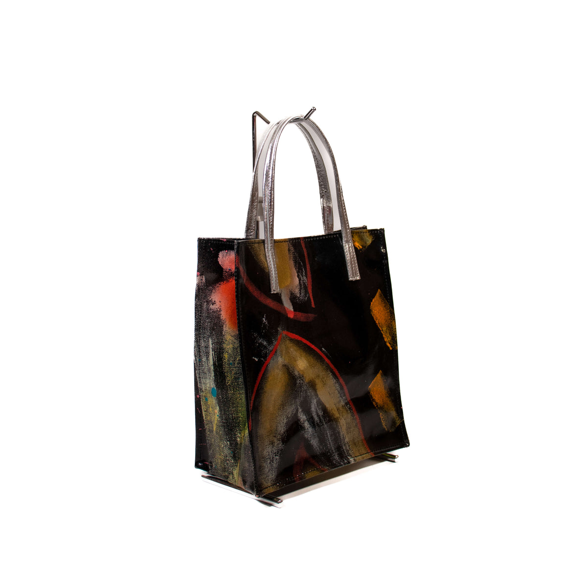 BLACKxPAINTED MINI TOTE BAG #1 / ブラック&ペイント ミニトート