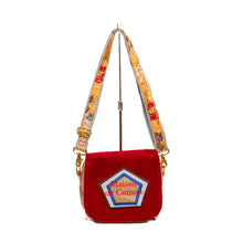 画像をギャラリービューアに読み込む, RED VELVET CROSSBODY BAG / レッドベロア クロスボーディーバッグ