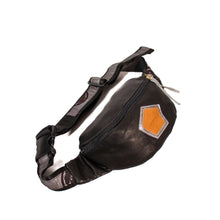 画像をギャラリービューアに読み込む, BLACKxSILVERxBROWN LEATHER MOON BAG / ブラックxシルバーxブラウン レザームーンバッグ