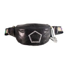 画像をギャラリービューアに読み込む, BLACKxSILVER LEATHER MOON BAG / ブラックxシルバー レザームーンバッグ