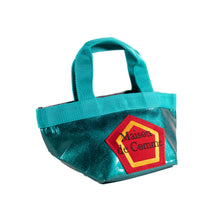 画像をギャラリービューアに読み込む, METALLIC AQUA MINI TOTE BAG / メタリック アクア ミニ トートバッグ