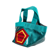 画像をギャラリービューアに読み込む, METALLIC AQUA MINI TOTE BAG / メタリック アクア ミニ トートバッグ