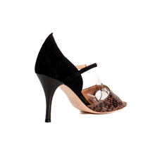 画像をギャラリービューアに読み込む, TULIP SNAKE SINGLE STRAP SANDALS<br>(チューリップ型 スネーク シングルストラップ サンダル)