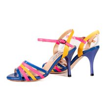 画像をギャラリービューアに読み込む, BLUE & PINK STRAP WORK SANDALS <br>(ブルー&ピンク ストラップワークサンダル)