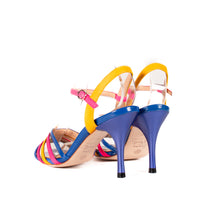画像をギャラリービューアに読み込む, BLUE & PINK STRAP WORK SANDALS <br>(ブルー&ピンク ストラップワークサンダル)