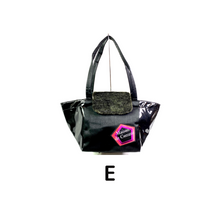 画像をギャラリービューアに読み込む, BLACK MIXED TOTE BAG / ブラック ミックス ハンドルバッグ