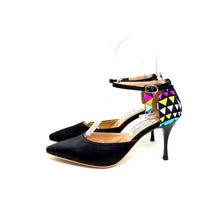 画像をギャラリービューアに読み込む, MULTICOLOR HEEL POINTED SHOES<br>(マルチカラーヒール シングルストラップ ポインテッドシューズ)<br>★日本限定★
