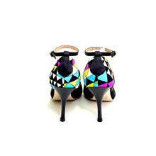 画像をギャラリービューアに読み込む, MULTICOLOR HEEL POINTED SHOES<br>(マルチカラーヒール シングルストラップ ポインテッドシューズ)<br>★日本限定★