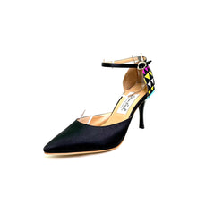 画像をギャラリービューアに読み込む, MULTICOLOR HEEL POINTED SHOES<br>(マルチカラーヒール シングルストラップ ポインテッドシューズ)<br>★日本限定★