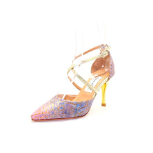 画像をギャラリービューアに読み込む, PEARL GOLD x STRIPES POINTED SHOES<br>(パープルゴルデンxストラップポインテッドシューズ)<br>★日本限定★