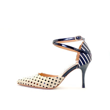 画像をギャラリービューアに読み込む, DOTS & STRIPES BALLERINA STRAP SHOES<br>(ドット&ストライプ バレリーナストラップポインテッドシューズ)<br>★日本限定★