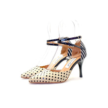 画像をギャラリービューアに読み込む, DOTS & STRIPES BALLERINA STRAP SHOES<br>(ドット&ストライプ バレリーナストラップポインテッドシューズ)<br>★日本限定★