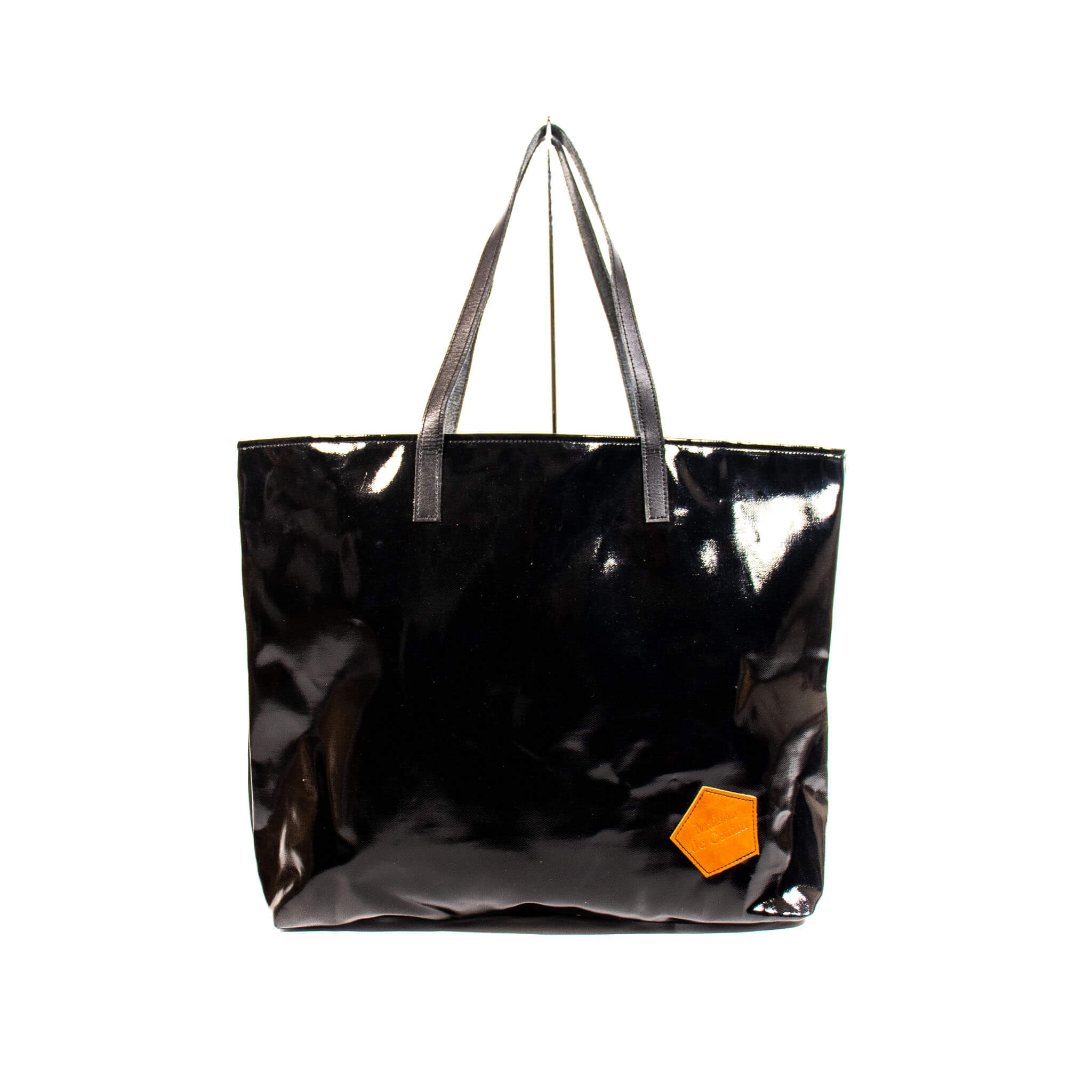 BLACK DENIM BIG TOTE BAG / ブラック デニム ビッグ トートバッグ 