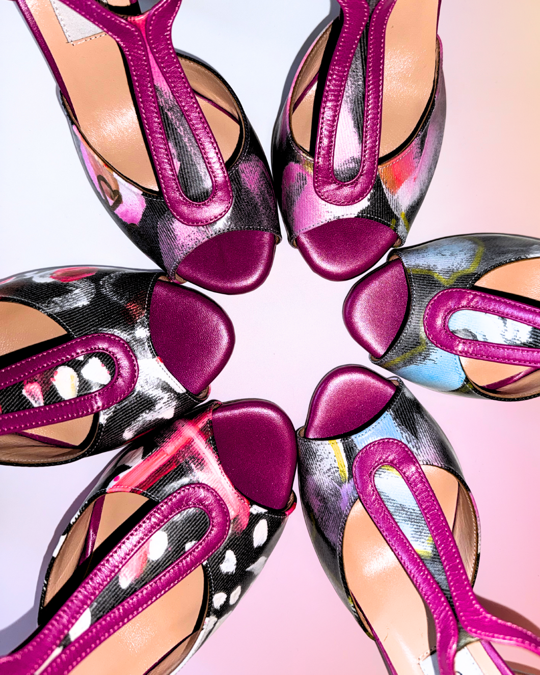 39UNIVERSE COLLAB HAND PAINT SANDALS (39ユニバースハンドペイントサンダル) </br>