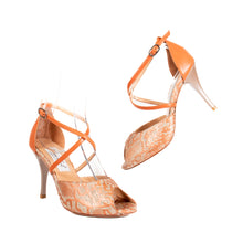 画像をギャラリービューアに読み込む, &lt;b&gt;&lt;font color=&quot;ff2a00&quot;&gt;【POPUP先行販売】&lt;/font&gt;&lt;/b&gt;&lt;br&gt; ORANGE SNAKE CROSS STRAP PEEP TOE
